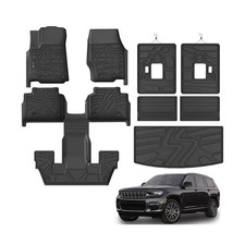 KARPAL Floor Mats for 2021-2025 2026 Jeep Grand Cherokee L 6-Seater w/o 2nd ...