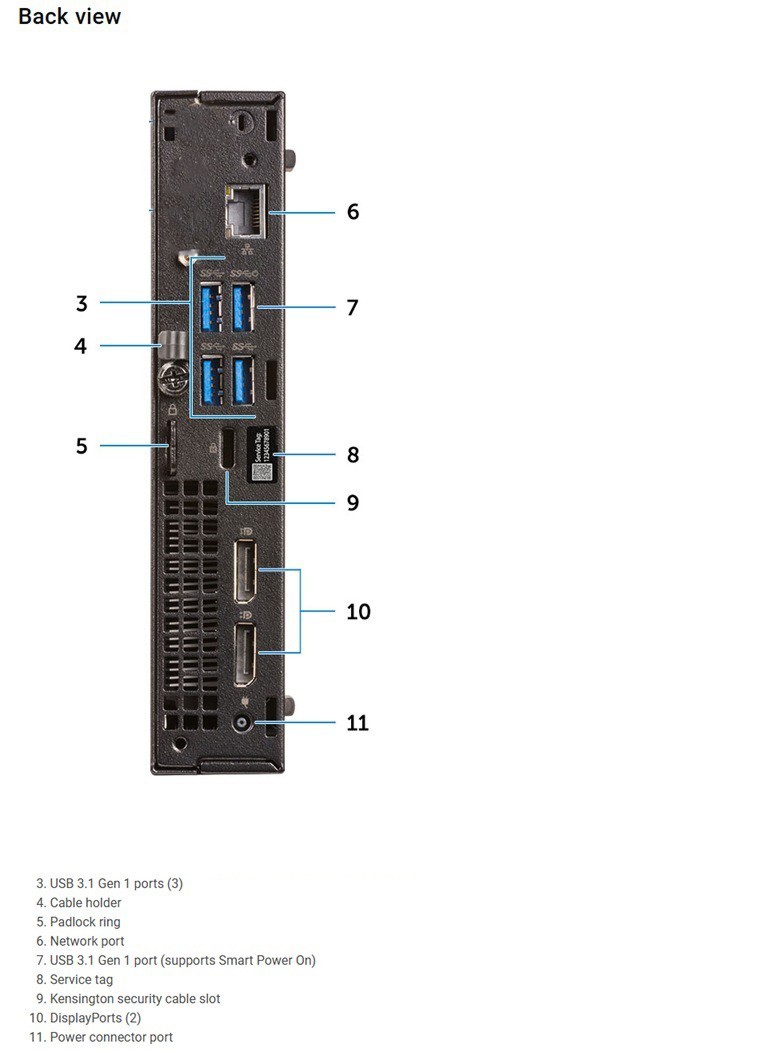 Dell OptiPlex 5070 Micro Intel Core i5 8th Gen (6 Cores