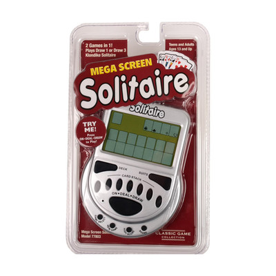 Mega Screen Solitaire 77803 Handheld Game