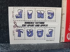 Temporary Tattoo New On Card Various Designs Available Will Combine Shipping