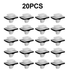 Clips de voiture rivet 20 pièces clip de moulage de carrosserie accessoires de