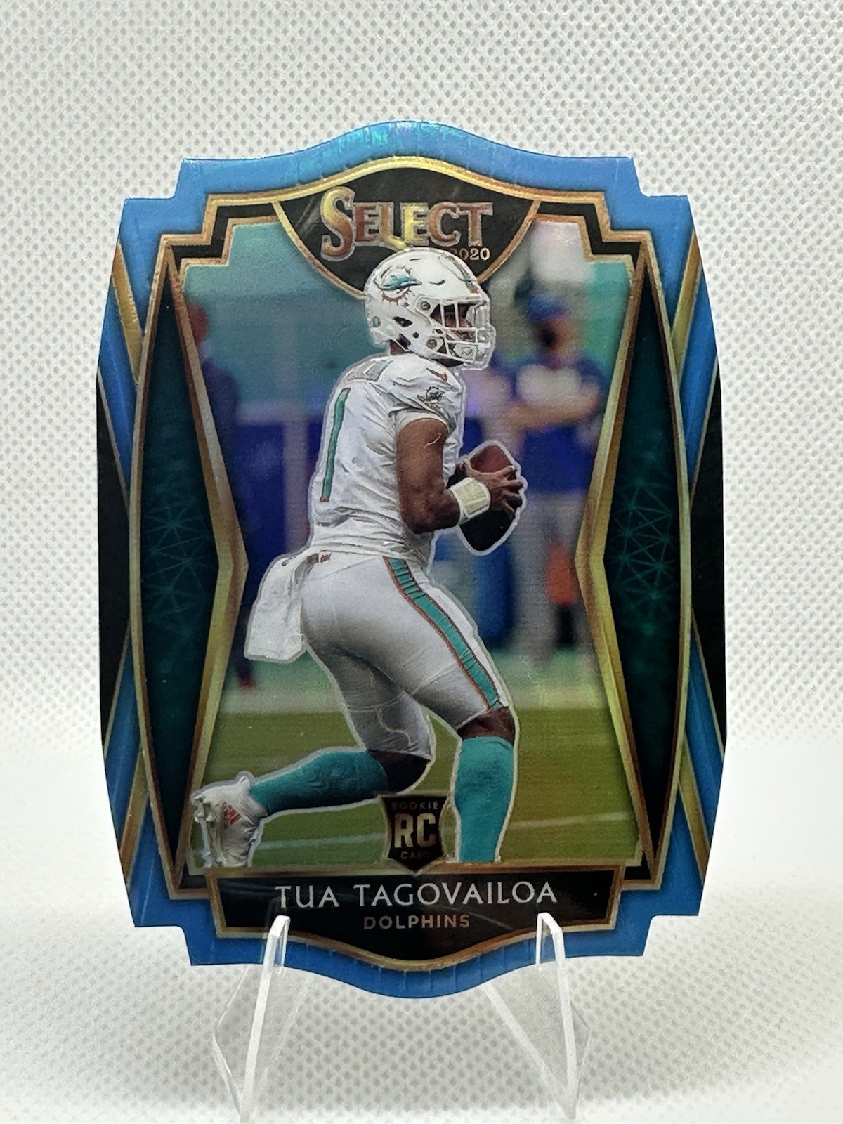 2020 Select Tua Tagovailoa Premier Die Cut Light Blue Rookie (RC)
