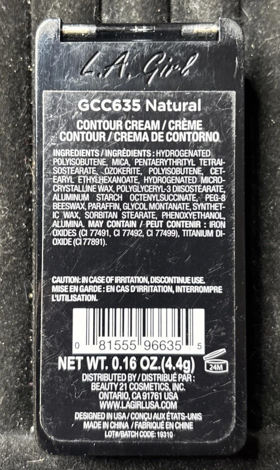 Creme de contorno L.A Girl Pro destaque e contorno GCC635 natural - Imagem 2 de 2