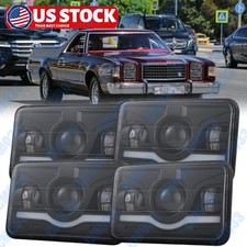 Brightest 4pcs 4x6 Led Headlights Hilo Beam For Ford Ranchero 1977 1978 1979