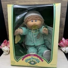 Vintage Cabbage Patch Doll 1985 In Box Kaler Leland Wheat Hair Pacifier Coleco