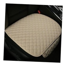 Car Seat Bottom Cover Pad, Breathable Auto Front Seat Protector with Beige