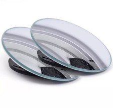 2 x Pair of Blind Spot Mirror Rear Viewing Car, Van Motorcycle Adjust Wide Angle