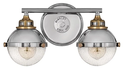 Hinkley Lighting 5172 Fletcher 2 Light 16"W Bathroom Vanity Light - Nickel - Picture 1 of 4