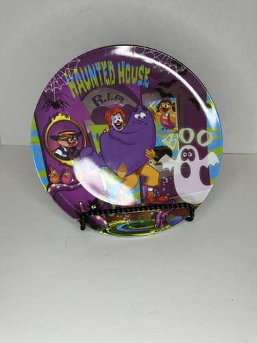 2004 McDonald’s Halloween Haunted House Collector 9.5” Melamine Collector Plate