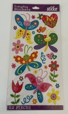 New Sticko LOVE BUG Stickers FREE SHIP EK Success BUTTERFLY