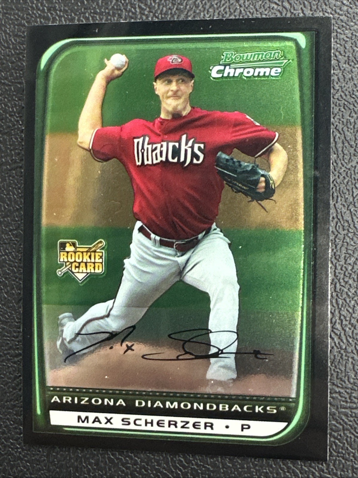 2008 Bowman Draft Picks & Prospects - Max Scherzer #BDP33 Chrome (RC)