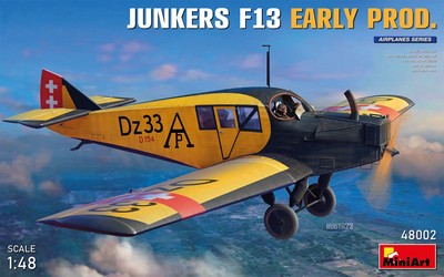 MINIART 48002 JUNKERS F13 MODEL. EARLY PROD 1/48