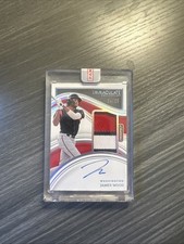 2023 Panini Immaculate JAMES WOOD Prospect Patch Auto Holo Silver #/25 NATIONALS