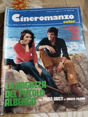  Fotoroman CINEROMANZO COLOR N.8/1975 PAOLO GIUSTI ROBERTA PALADINI
