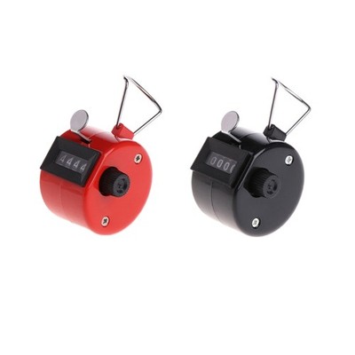 Hand Tally Counter 4 Digital Click Counter for Sport Row School Event Mechanical