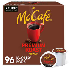McCafe, Premium Roast Coffee K-Cup Coffee Pods, Medium Roast, 96 Count