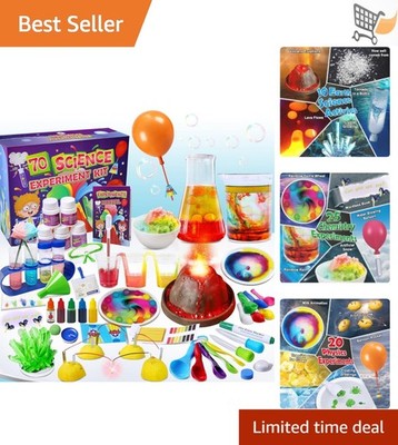 Science Kits for Kids 70 Experiments Educational STEM Chemistry Volcano
