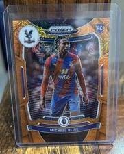 2021-22 Panini Prizm Soccer #296 Michael Olise Rookie Card Orange Mojo Prizm NM. rookie card picture