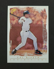 1999 Topps Gallery Cal Ripken Jr. Exhibitions Insert Card #E9 - Orioles HOF