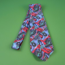 J Garcia Necktie Poet Absorbes The War Collection 6 Silk Abstract Jerry Vintage