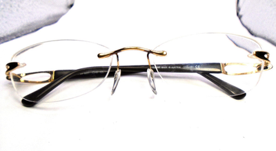Silhouette 6708 20 6051 Gold/Brown 19-125 Rimless Eyeglasses  display picture 3