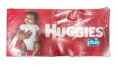 Trial Pack Of 2 Vintage Huggies Plus Diapers 