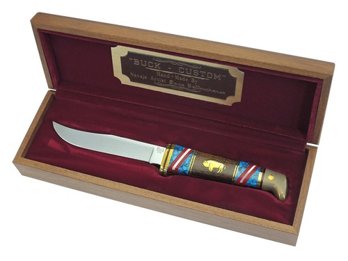 Buck Messer BUCK 102Y2 Yellow Horse Buffalo - Bild 6 von 6