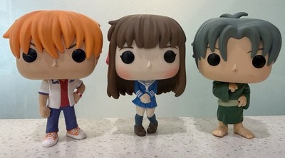 Funko Fruits Basket Vinyl Figures Tohru Honda, Shigure Soma, Kyo Sohma Anime Lot