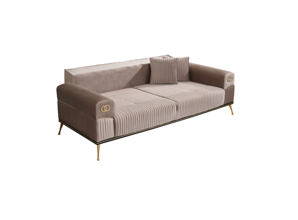 Textil Sofa 3 Sitzer Sofa Polster Sofas Design Couch MöBel Dreisitzer Neu-image