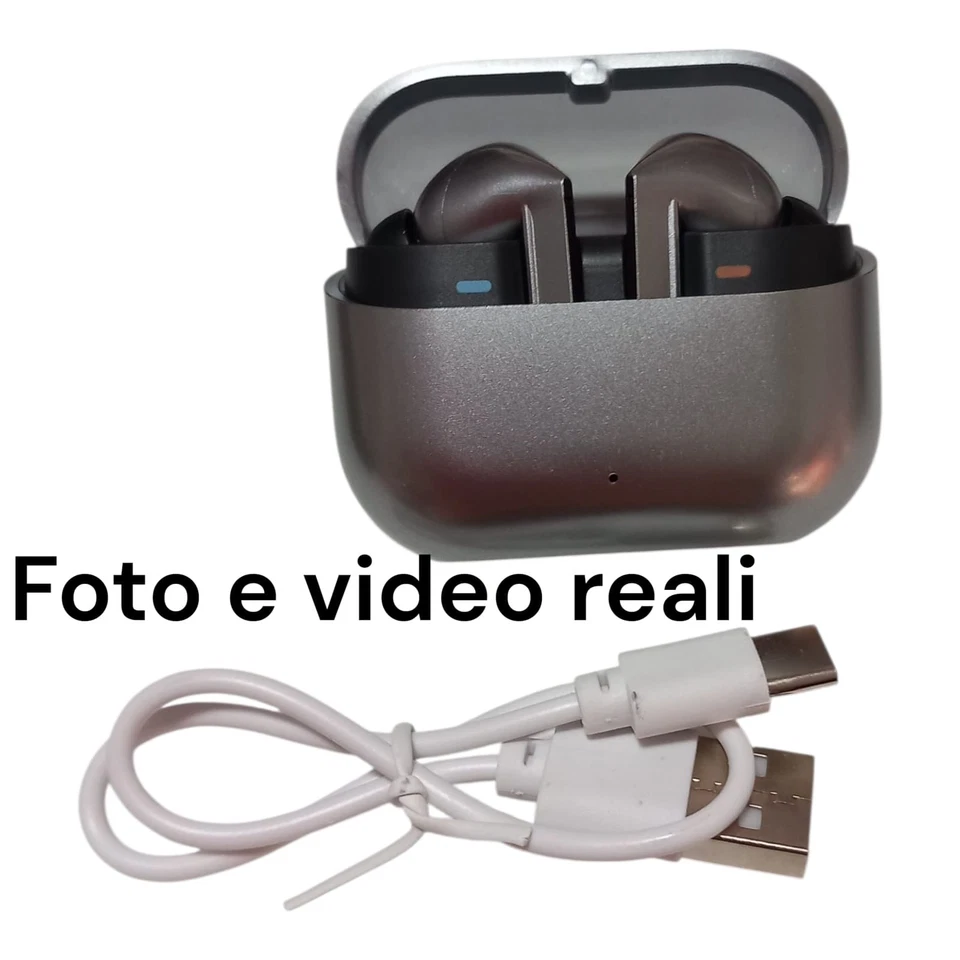 Cuffie Stereo Samsung Galaxy Buds 3 Pro R630 Bluetooth Wireless ARGENTO sigillo - Immagine 2 di 4