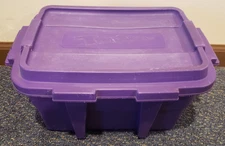 Lego Time Cruisers Purple Storage Tub ONLY - Container Bin 4105569 Set Bonus Box