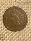 1885 Indian Head Cent Penny - Very Good VG Detail