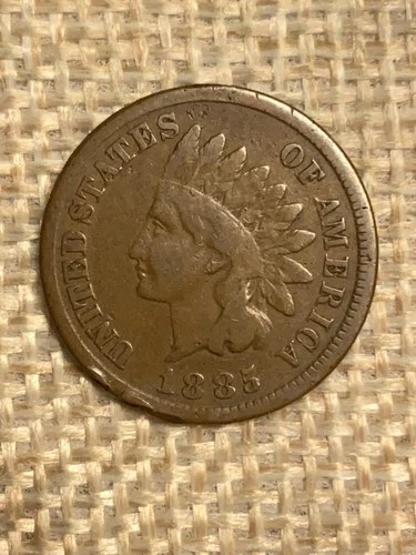 1885 Indian Head Cent — photo from another recent sale