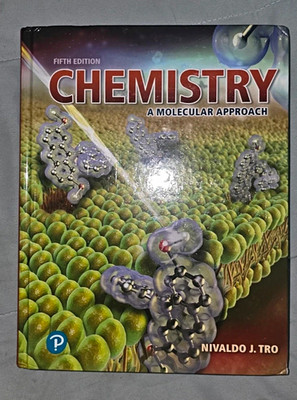 Pearson Chemistry: A Molecular Approach 5th Ed Hardcover by Nivaldo J. Tro