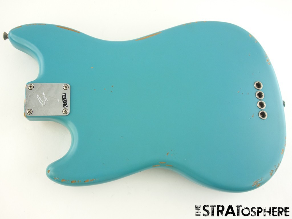 Fender JMJ Road Worn Mustang Bass LOADED BODY, Guitar Duncan Faded