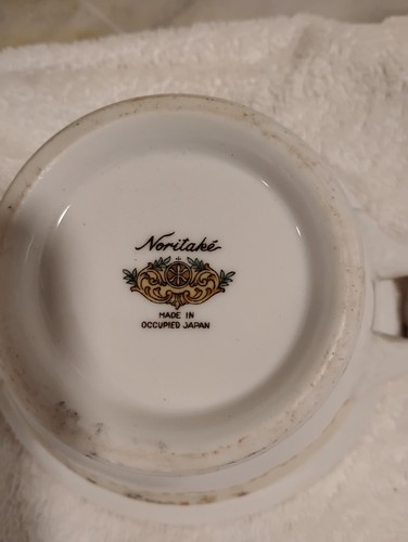 Antique Noritake Floral Sugar Bowl With Lid Hand Painted (62) - Picture 5 of 5