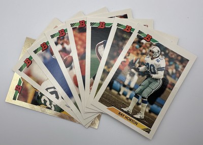 1992 Bowman Football Cards #1-249   Rookie   HOF   Foil   Excellent Condition