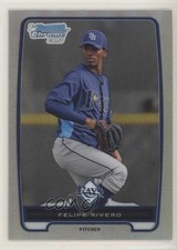 2012 Bowman Chrome Prospects Refractor Felipe Vazquez Felipe Rivero #BCP122 0ne3