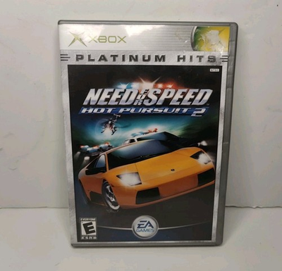 #ad #ad MINT Need for Speed: Hot Pursuit 2 Microsoft Xbox 2002 Platinum Hits Tested $10.95