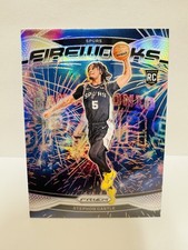 STEPHON CASTLE 2024-25 Panini Prizm - Fireworks #13 Silver Prizm (RC)