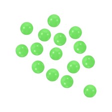 200Pcs 3mm Dia Round Plastic Glow Fishing Beads Tackle Tool Green