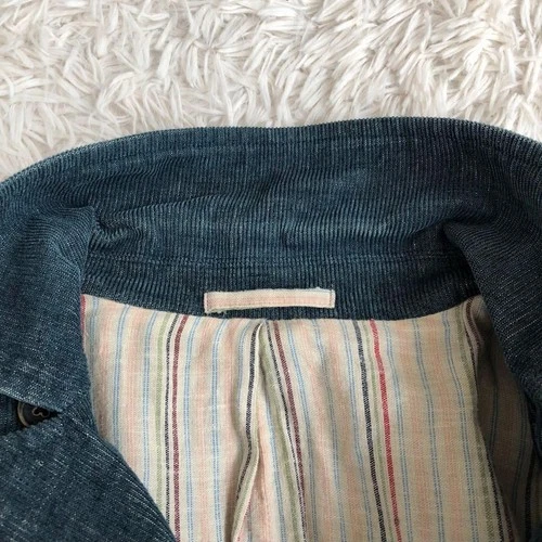 45rpm Indigo Corduroy Jacket Coverall Tailored Jacket Size 3 Shoulder 43cm JPN image 12