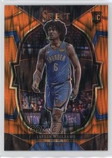 2022-23 Panini Select Concourse Orange Flash Prizm Jaylin Williams #99 0hl