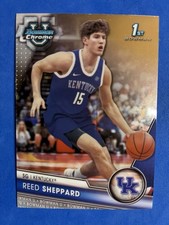 2023-24 Bowman University Chrome - Reed Sheppard #45 (RC) Free Ship/Toploader