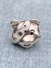 Genuine Pandora Pudsey Bear Head Children In Need Charm 