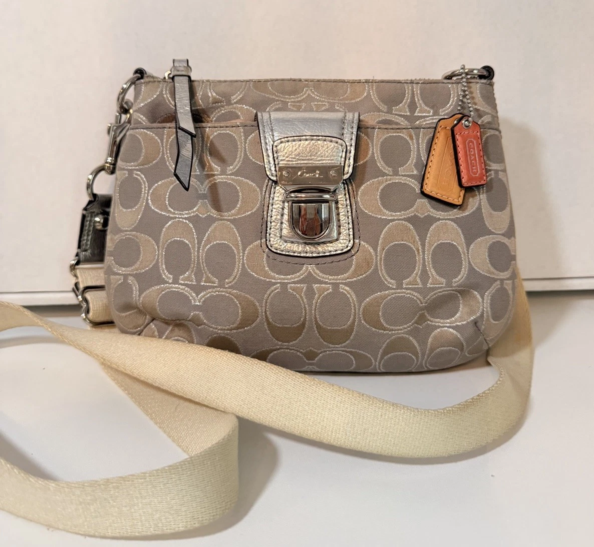 Coach Poppy Leather Exterior Shoulder Bag Bags & Handbags for