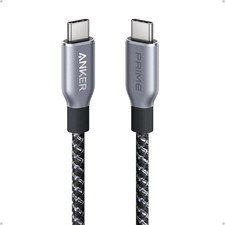 Anker Prime USB C to USB C Cable, 240W Fast Charging Cord, Upcycled-Braided Nylo