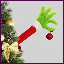 2025 Spot Green Fur Monster Arm Pendant Christmas Decoration Grinch Grinch Doll