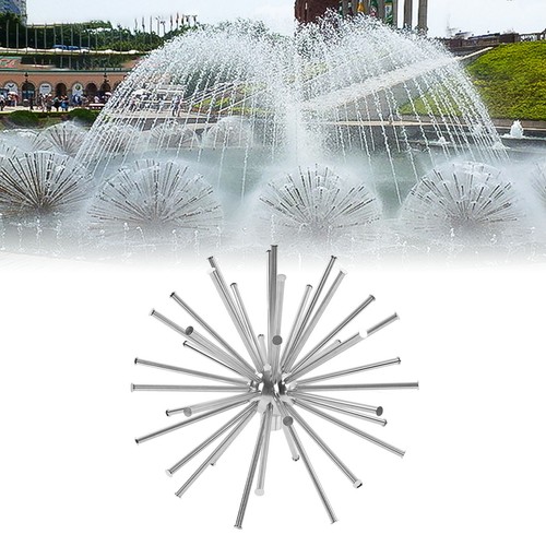 G1 Zoll Pusteblume Brunnendüse Edelstahl hochfest langlebiger Teich W
