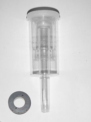 #ad 1 x 3 piece Cylinder Fermentor Airlock w Grommet Air Lock Home Brew Wine Beer $5.99